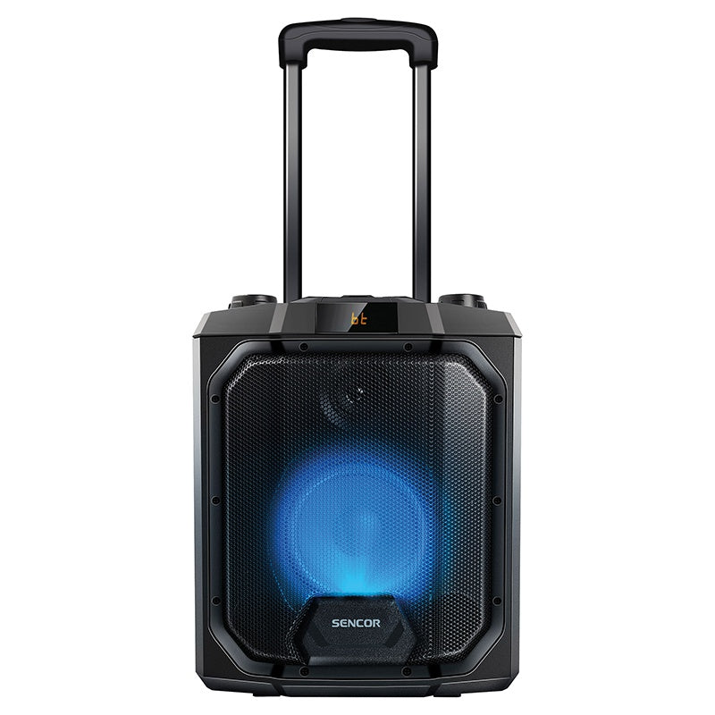 Boxa Portabila Party Sencor cu Bluetooth, radio FM, afisaj LED si baterie 4000 mAh