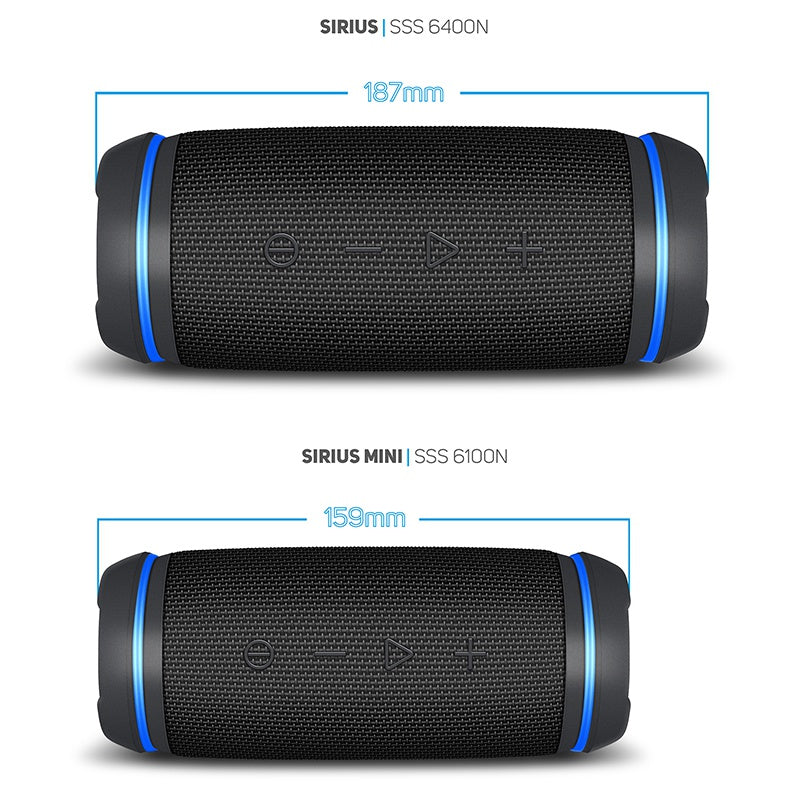 Boxa Portabila Sirius Ipx6 Sencor cu Bluetooth, baterie 4000 mAh, AUX si USB