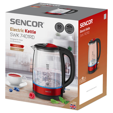 Fierbator Electric 1.7L 2200W Sticla Sencor