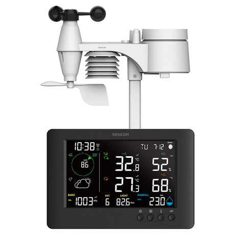 Statie Meteo Profesionala WIFI 7 in 1 Sencor