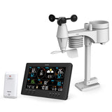 Statie Meteo Profesionala WiFi Senc Sws 12500 cu alarma, Internet WiFi si baterie reincarcabila