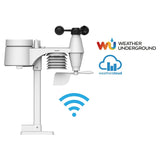Statie Meteo Profesionala WiFi Senc Sws 12500 cu alarma, Internet WiFi si baterie reincarcabila