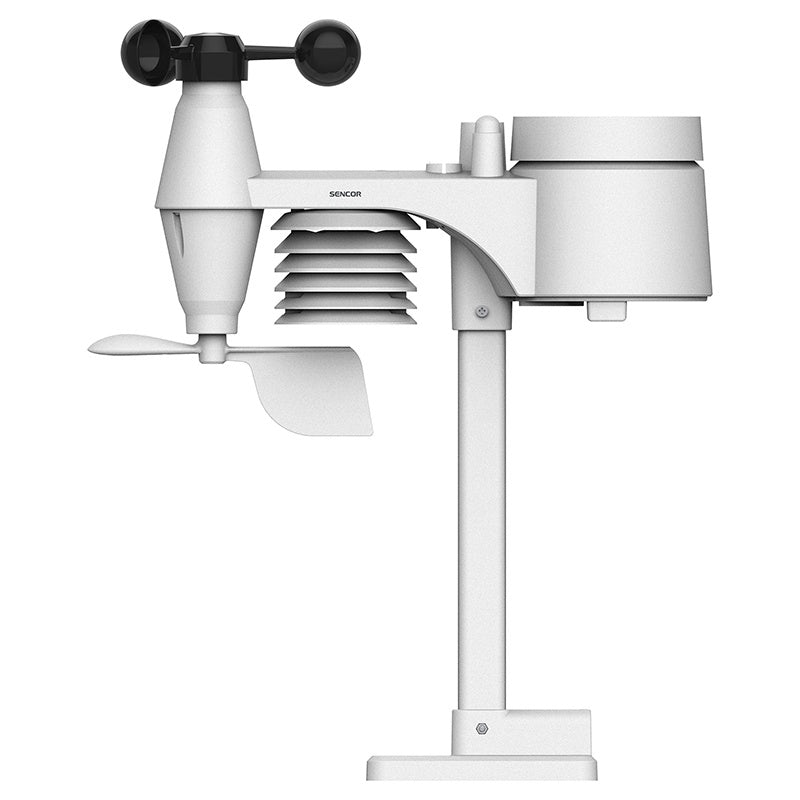 Statie Meteo Profesionala WiFi Senc Sws 12500 cu alarma, Internet WiFi si baterie reincarcabila