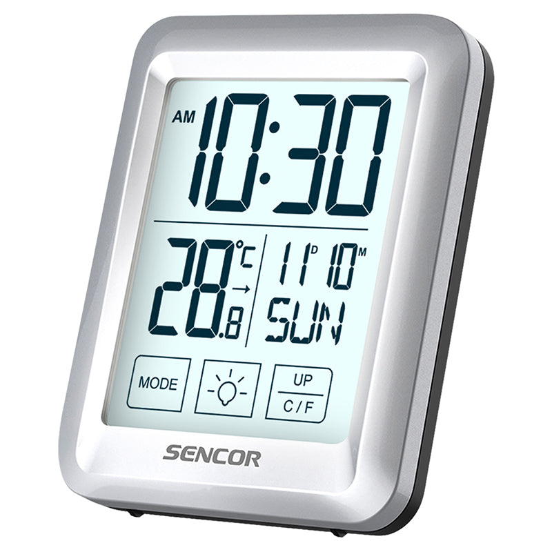 Statie Meteo cu Ceas si alarma Sencor Sws 1918 cu afisaj LCD si baterie reincarcabila