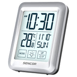 Statie Meteo cu Ceas si alarma Sencor Sws 1918 cu afisaj LCD si baterie reincarcabila