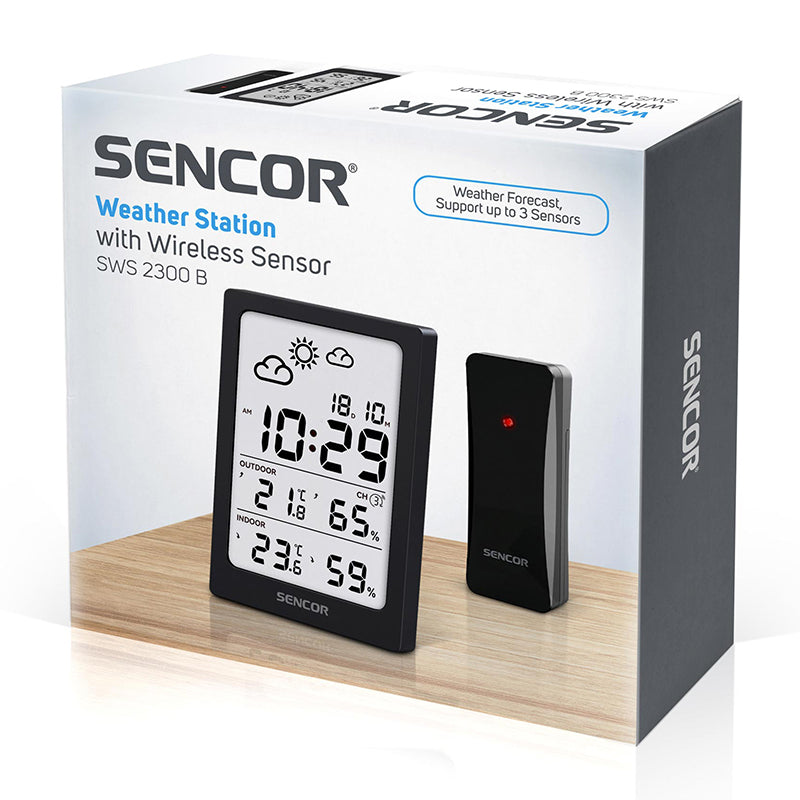 Statie Meteo B Sencor Sws 2300 cu alarma si baterie reincarcabila