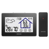 Statie Meteo Sencor Sws 2999 cu alarma, afisaj LCD si baterie reincarcabila