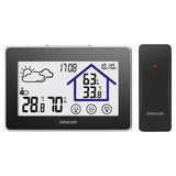 Statie Meteo Sencor Sws 2999 cu alarma, afisaj LCD si baterie reincarcabila
