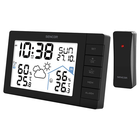 Statie Meteo Sencor Sws 3200 cu alarma si baterie reincarcabila