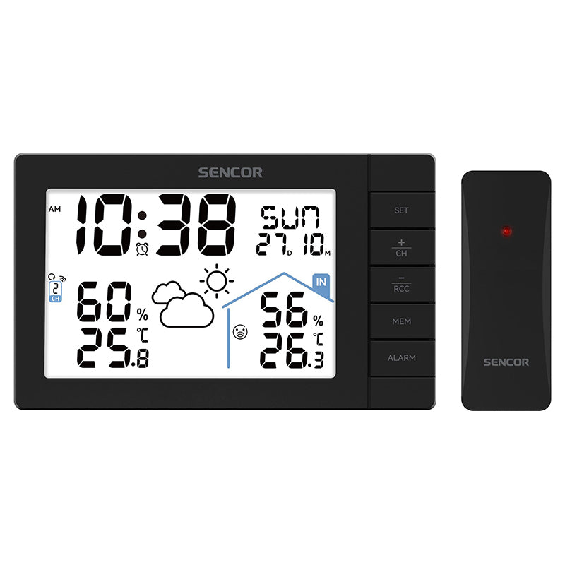 Statie Meteo Sencor Sws 3200 cu alarma si baterie reincarcabila