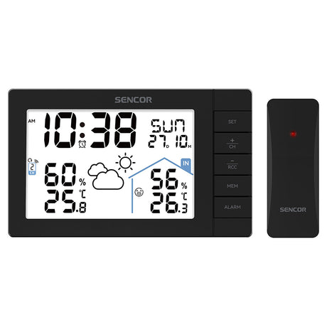 Statie Meteo Sencor Sws 3200 cu alarma si baterie reincarcabila