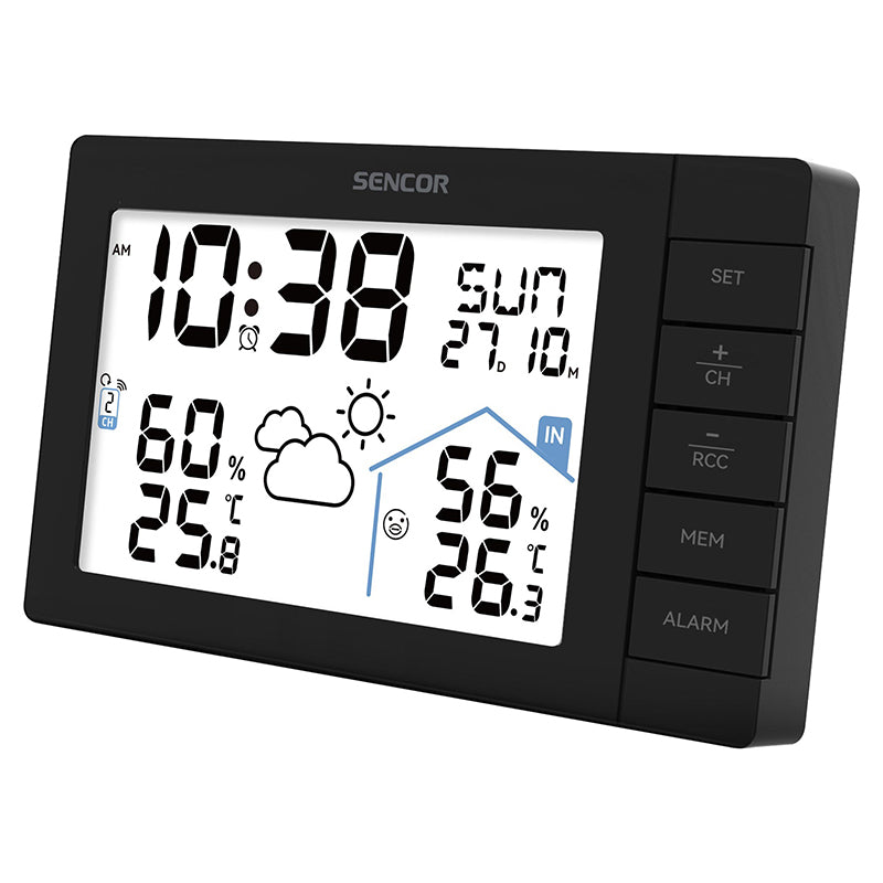 Statie Meteo Sencor Sws 3200 cu alarma si baterie reincarcabila
