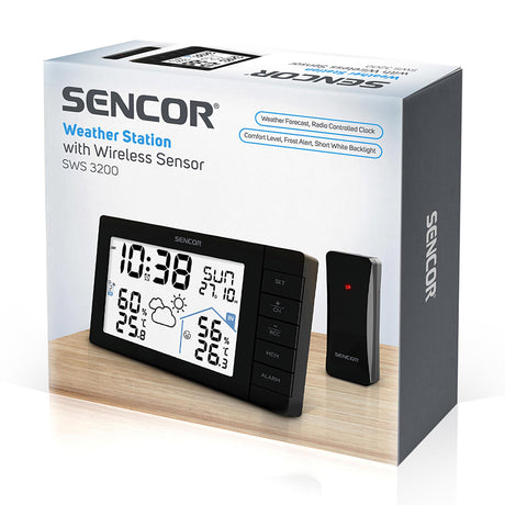 Statie Meteo Sencor Sws 3200 cu alarma si baterie reincarcabila