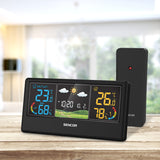 Statie Meteo B Sencor Sws 4100 cu alarma, afisaj LCD si baterie reincarcabila
