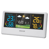 Statie Meteo W Sencor Sws 4100 cu alarma, afisaj LCD si baterie reincarcabila