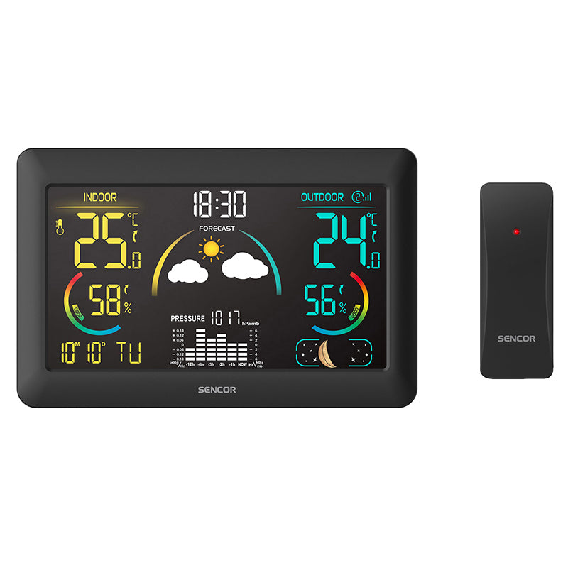 Statie Meteo Sencor Sws 4900 cu alarma si baterie reincarcabila