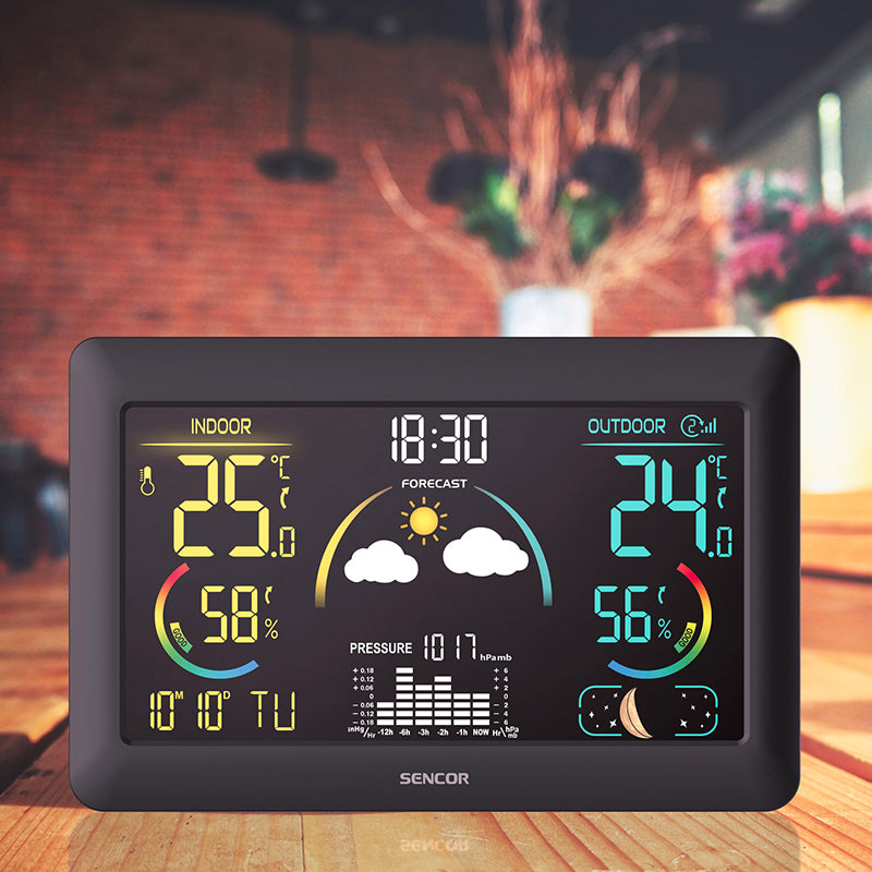 Statie Meteo Sencor Sws 4900 cu alarma si baterie reincarcabila