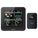 Statie Meteo Sencor Sws 5800 cu alarma, afisaj LCD si baterie reincarcabila