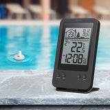 Statie Meteo Senzor Apa Piscina Sencor cu alarma, afisaj LCD, baterie reincarcabila si Rezistenta la Apa