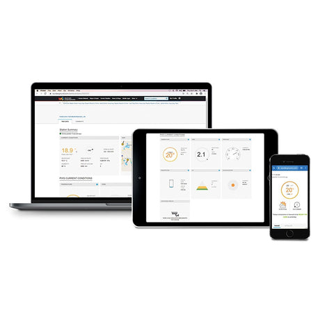 Statie Meteo Profesionala WiFi Senc Sws 9898 cu Internet WiFi si baterie reincarcabila