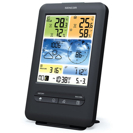Statie Meteo Profesionala WiFi Senc Sws 9898 cu Internet WiFi si baterie reincarcabila