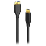 Cablu 3.0 Tata Micro - Tata C cu USB