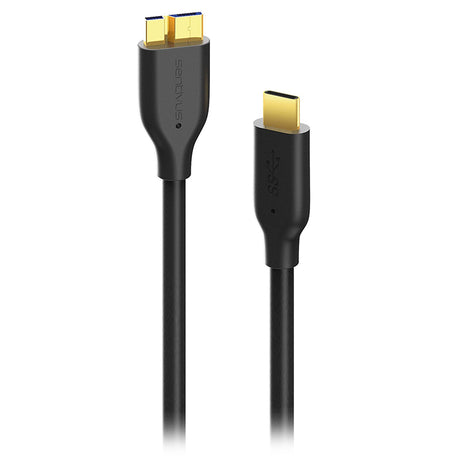 Cablu 3.0 Tata Micro - Tata C cu USB