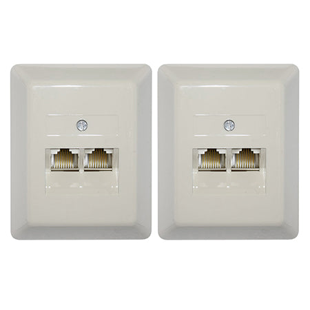 Set 2 Bucati Priza Dubla Utp Rj 45