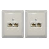 Set 2 Bucati Priza Dubla Utp Rj 45