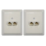 Set 2 Bucati Priza Dubla Utp Rj 45