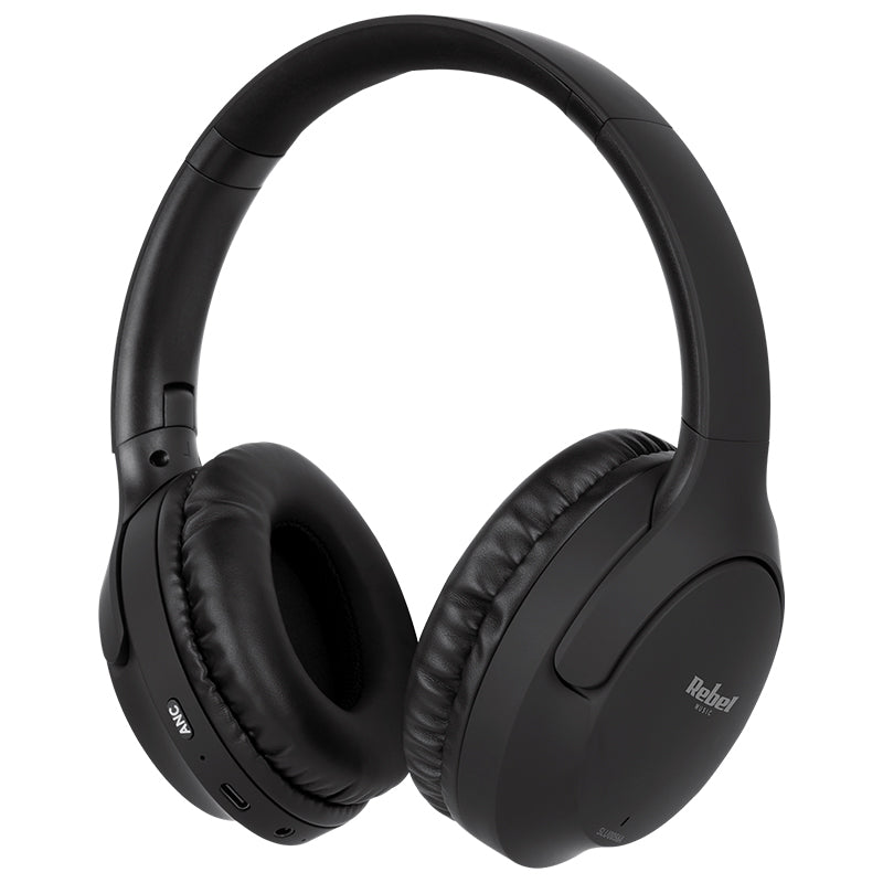 Casti Audio Anc Rebel Slu 0056A cu Bluetooth, baterie 400 mAh, AUX si USB