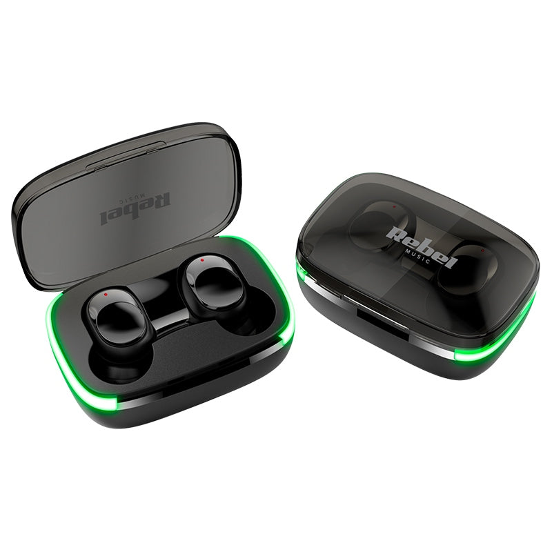 Casti 5.3 Tws- Rebel Y 60 cu Bluetooth, baterie 200 mAh si USB