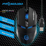 Gaming Mouse 4000dpi Prosquad Sq 1300 cu USB