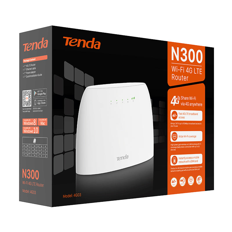 Router Tenda N 300 cu Internet WiFi