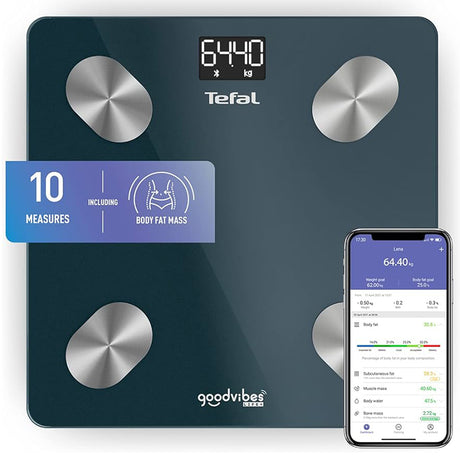 Cantar Smart Goodvibes Life Tefal cu baterie reincarcabila