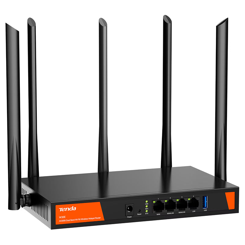 Router 3000mbps 5 Antene Dual Band Tenda cu Internet WiFi si USB