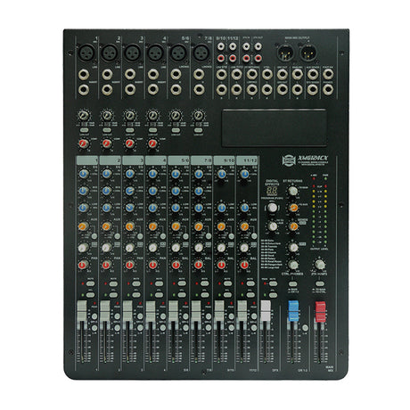 Mixer 12 Canale Phantom 24bit Dsp cu AUX, USB si Sunet Stereo