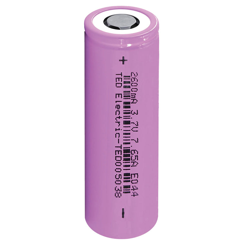 Acumulator Li-Ion TED 18650, 2600 mAh, 3.7V, Reincarcabil