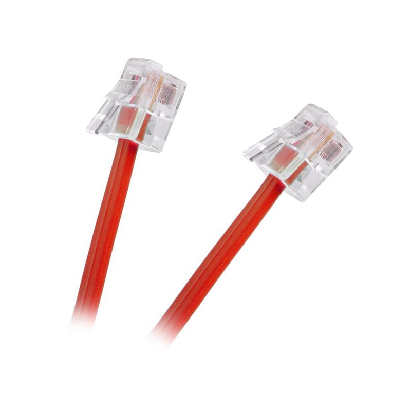 Cablu Extensie Telefonic Rosu 2m Tel 0033b-2