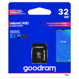 Microsd Goodram Clasa 10 Uhs-i cu Adaptor Card 32gb