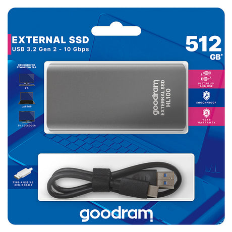 Ssd Goodram 512 Gb 3.2 Hl 100 cu USB