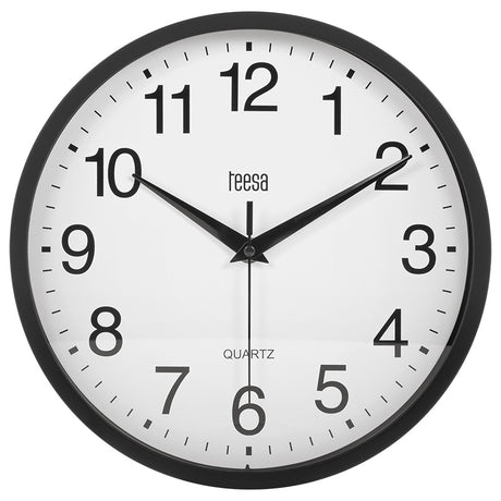 Ceas Perete Negru Teesa Tsa 0037b cu baterie reincarcabila