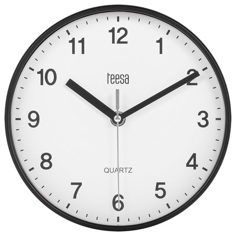 Ceas Perete Negru Teesa Tsa 0038b cu baterie reincarcabila