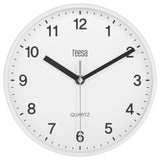 Ceas Perete Alb Teesa Tsa 0038 cu baterie reincarcabila