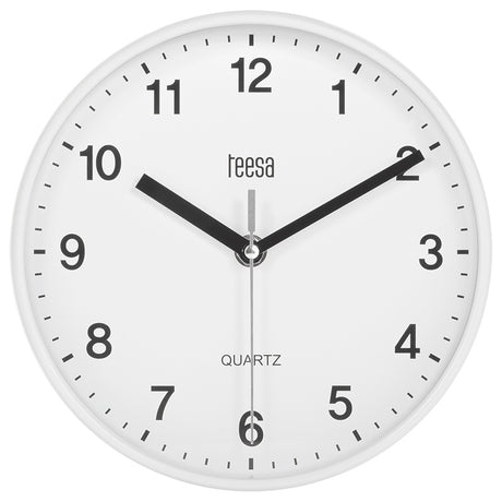 Ceas Perete Alb Teesa Tsa 0038 cu baterie reincarcabila