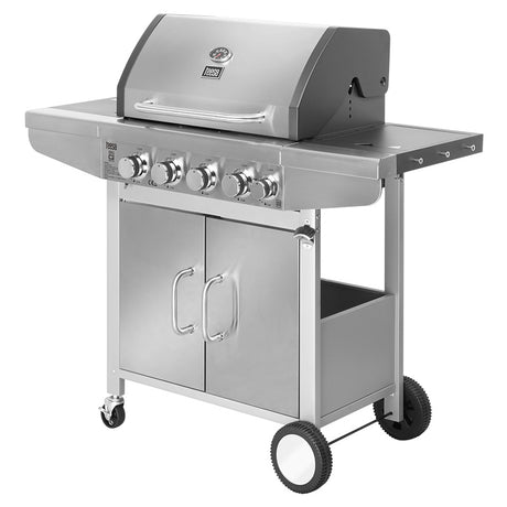 Grill Gaz 5 Arzatoare Master Grill Teesa Bbq 5001 cu DAB+