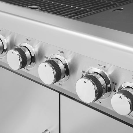 Grill Gaz 5 Arzatoare Master Grill Teesa Bbq 5001 cu DAB+