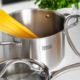 Set 3 Oale 10 Cook Expert Master Teesa Inox 18 cu DAB+