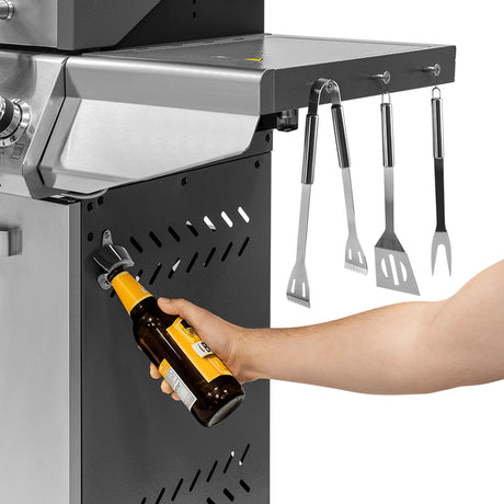 Grill Gaz 5 Arzatoare Master Grill Teesa Bbq 5005 cu DAB+