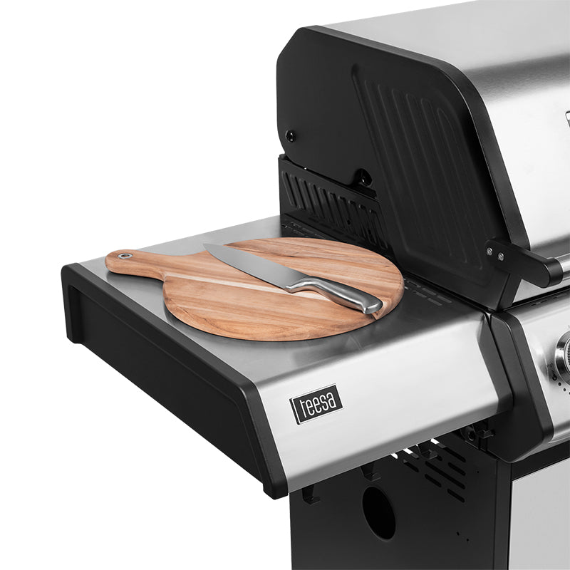 Grill Gaz 5 Arzatoare Master Grill Teesa Bbq 5006 cu DAB+
